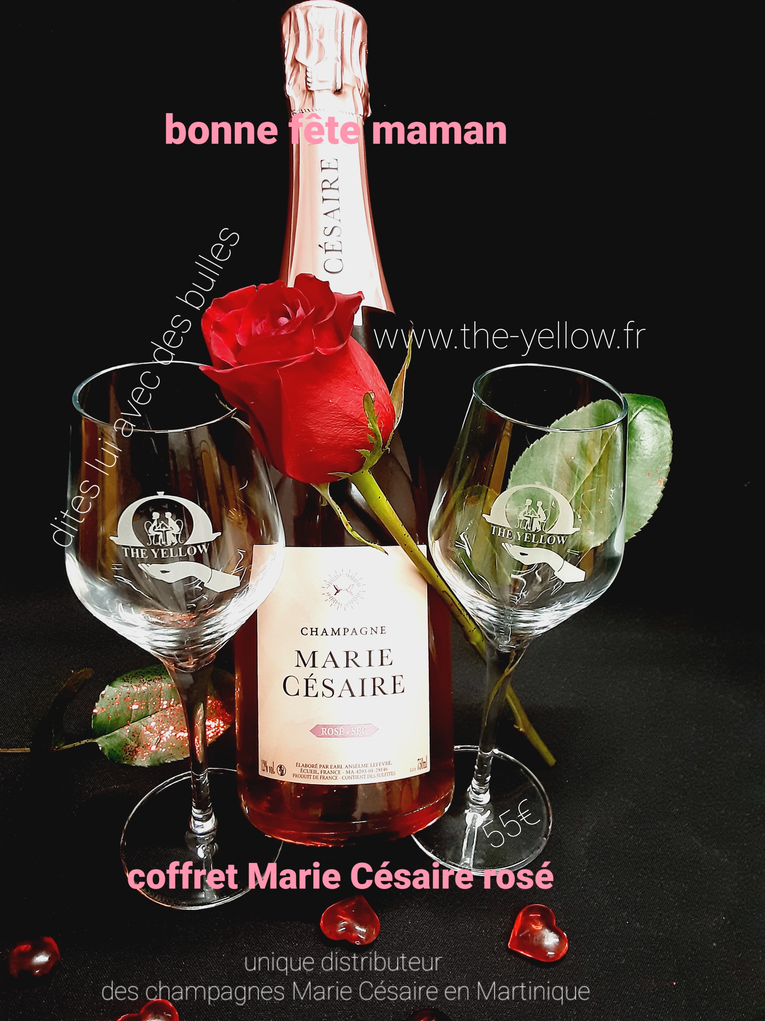 Coffret Marie Césaire rosé